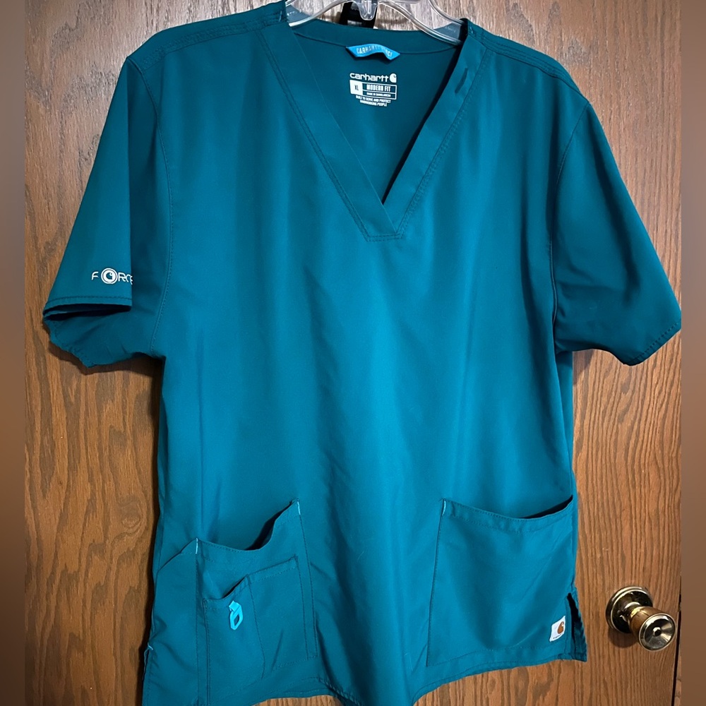 Carhartt Green Scrub Top XL